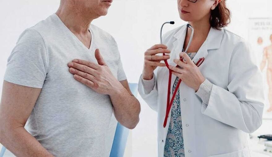 pocity bolesti v srdci s hrudní osteochondrózou